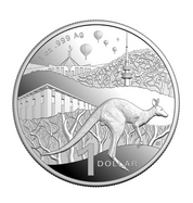 2025 Kangaroo Series Silver Proof Coin $1 1oz Silver