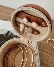 Louenhide Loz Jewellery Box Tan White