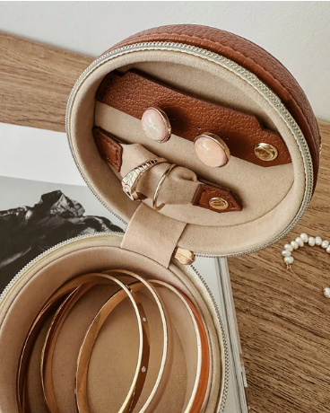 Louenhide Loz Jewellery Box Tan White