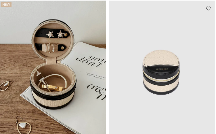 Louenhide Loz Jewellery Box Black White