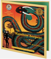 50TH ANNIVERSARY OF THE RAINBOW SERPENT SPECIAL EDITION BOOK 2025 20C COLOURED UNCIRCULATED COIN