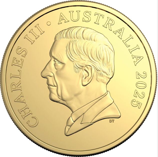 50TH ANNIVERSARY OF THE RAINBOW SERPENT DELUXE SPECIAL EDITION BOOK 2025 20C GOLD-PLATED COLOURED UNCIRCULATED COIN