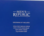 Mens Republic Grooming Kit 4pc Shave And Cleanse