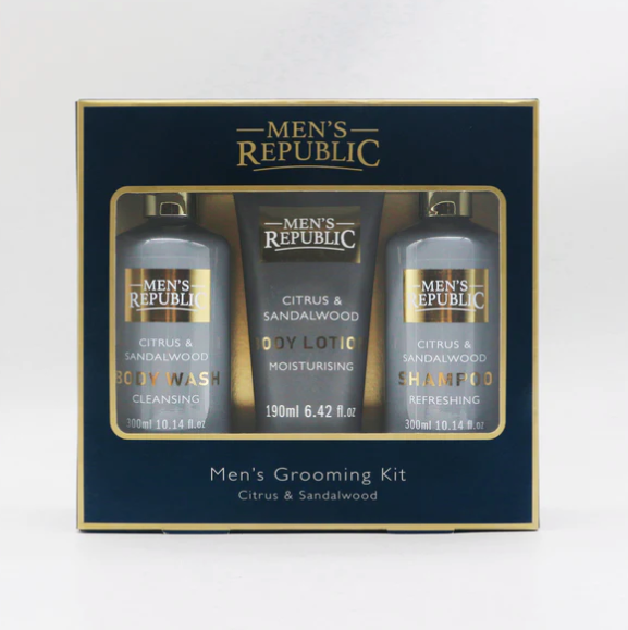 Mens Republic Cleansing Grooming Kit