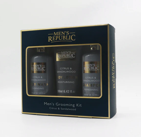 Mens Republic Cleansing Grooming Kit
