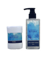 Mens Republic Grooming Kit Toiletry Bag Incl