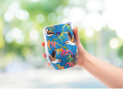 Wine Tumbler Double Walled Stainless Birds Asstd