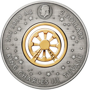 Ferris Wheel 2025 2oz Silver Antiqued Coin