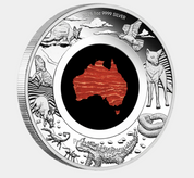 Great Southern Land 2025 1oz Silver Proof Snakeskin Jasper Coin