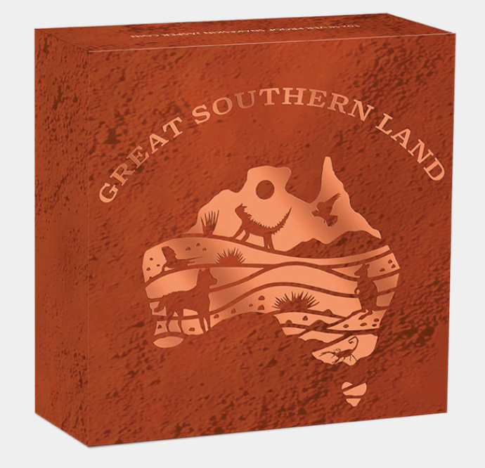 Great Southern Land 2025 1oz Silver Proof Snakeskin Jasper Coin