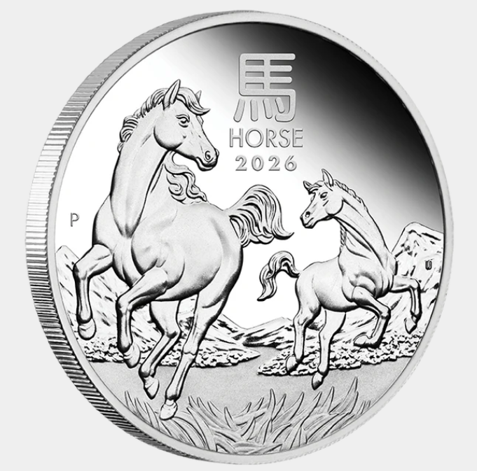Year Of The Horse 2026 Silver Proof 1/2oz Coin