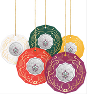 Christmas Festive Florals 2025 Coloured 50c Uncirculated Coin Gold