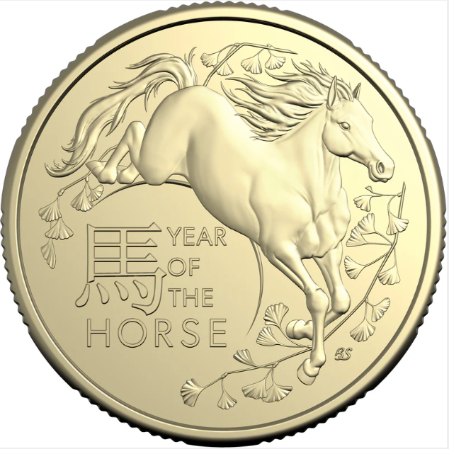 Lunar Series Year Of The Horse 2026 $1 Uncirculated Two-coin Set