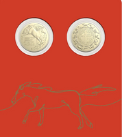 Lunar Series Year Of The Horse 2026 $1 Uncirculated Two-coin Set