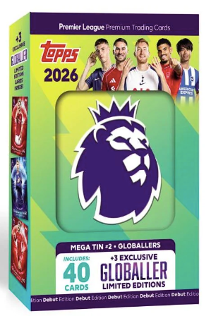 Topps Premier League 2026 Mega Tin