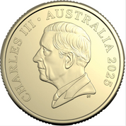 BLUEY CHRISTMAS 2025 $1 COLOURED UNCIRCULATED COIN