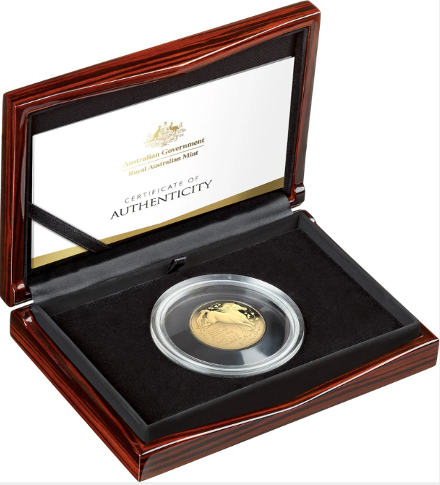 ROYAL AUSTRALIAN MINT LUNAR SERIES YEAR OF THE HORSE 2026 $100 1OZ GOLD PROOF DOMED COIN