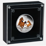 Australian Lunar Series 3 1oz Silver Proof Coloured Coin