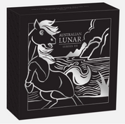 Australian Lunar Series 3 1oz Silver Proof Coloured Coin