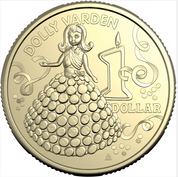 AWW BIRTHDAY CAKE DOLLY VARDEN 2025 $1 UNCIRCULATED COIN IN CARD