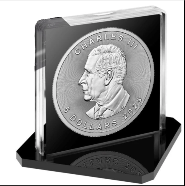 WINTER BUMBLEBEE 2025 CANADA MAPLE LEAF 1OZ SILVER COIN