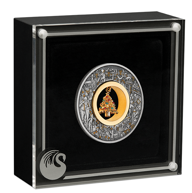 2025 SANTA'S HELPER CHRISTMAS TREE 2oz SILVER