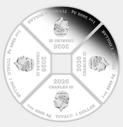 Year Of The Horse 2026 Quadrant 1oz Silver Proof Coloured Four Coin Set