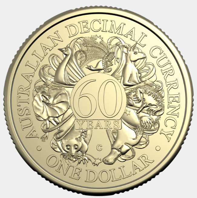 60th Anniversary Decimal Currency 2026 Mintmark Suite 4 Coin Set