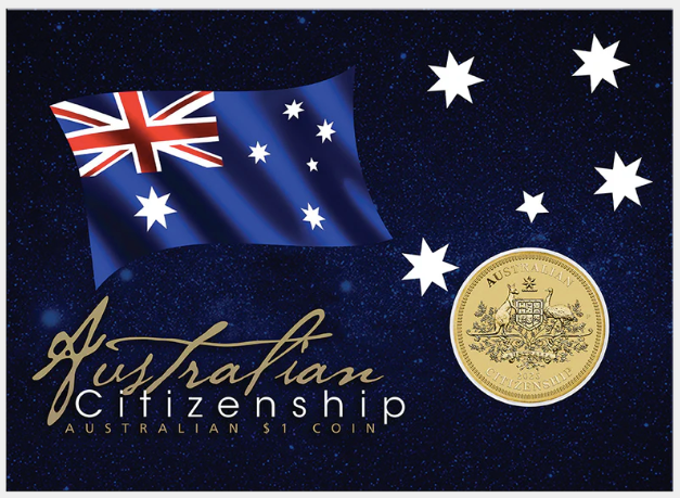 Australian Citizenship $1 Uncirculated Coin