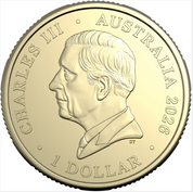 Winter Paralympics 2026 $1 Coloured Uncirculated Ski Coin