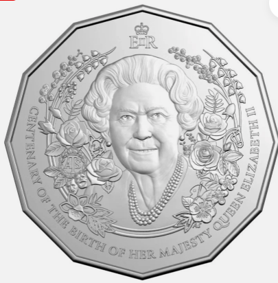 Her Majesty Queen Elizabeth 2026 50 Cent Uncirculated Coin