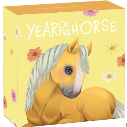 Year Of The Horse 2026 Baby Horse 1/2oz Silver Proof Coin