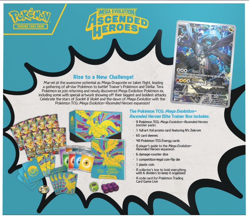 Pokemon Ascended Heroes Elite Trainer Box
