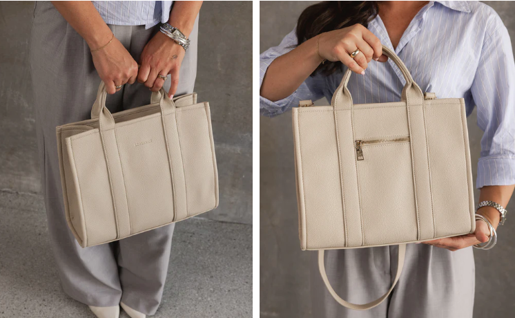 Louenhide Manhattan Tote Bag Biscotti