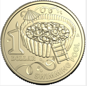 AWW BIRTHDAY CAKE 2025 $1 10 COIN TUBE WITH FOLDER AND BONUS COIN