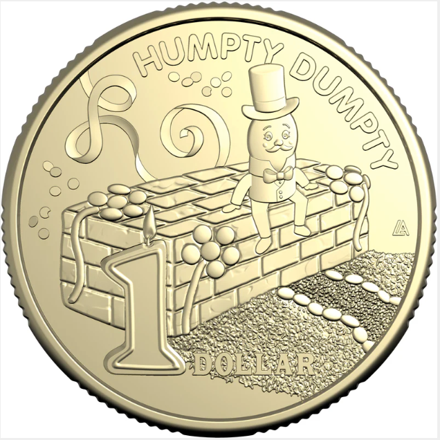 AWW BIRTHDAY CAKE 2025 $1 10 COIN TUBE WITH FOLDER AND BONUS COIN