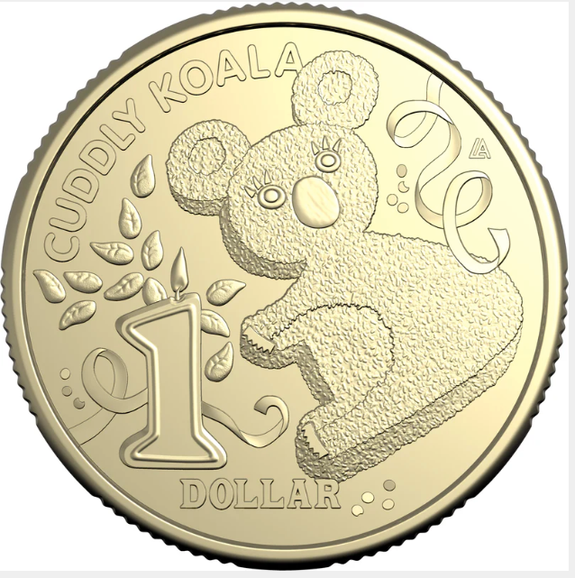 AWW BIRTHDAY CAKE 2025 $1 10 COIN TUBE WITH FOLDER AND BONUS COIN