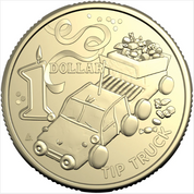 AWW BIRTHDAY CAKE 2025 $1 10 COIN TUBE WITH FOLDER AND BONUS COIN