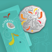 2026 50 Cent Coloured Coin Uncirculated