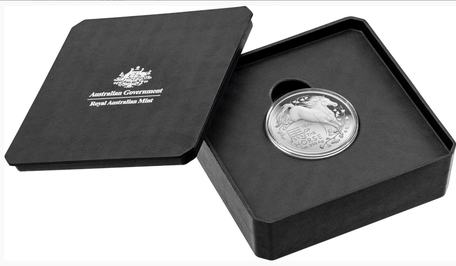Year Of The Horse 2026 $5 Fine Silver Proof Domed Coin