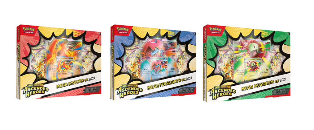 POKEMON ASCENDED HEROES MEGA MEGA EX BOX