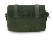 Islander The Skye Dark Green Herringbone Bag