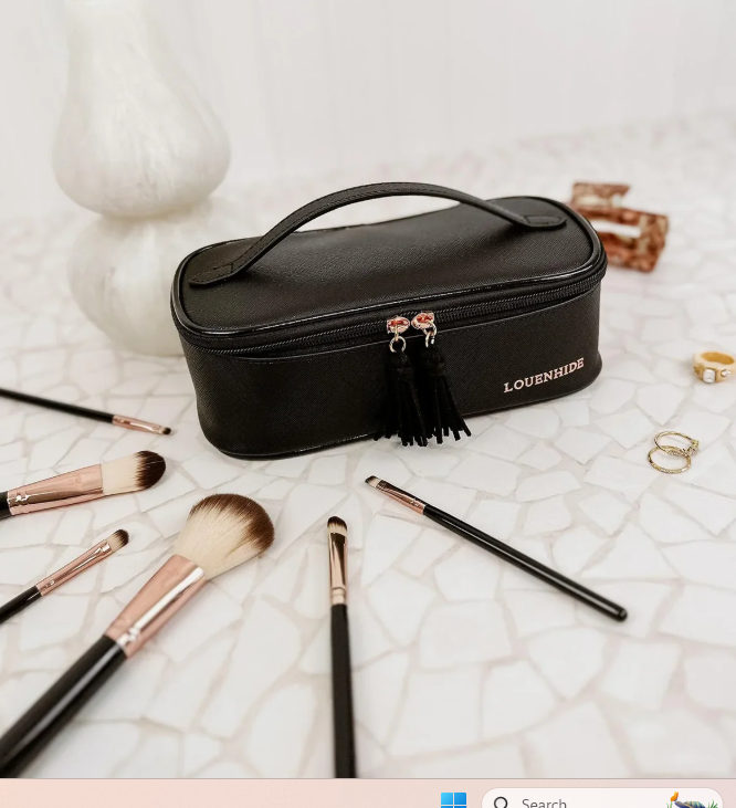 Louenhide Fifi Cosmetic Case Black