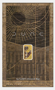 Dune 2026 1g Gold Coloured Minted Bar