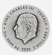 Dune Scourge Of The Desert Sea 2026 2oz Silver Antiqued Coloured Coin