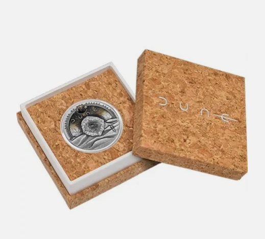 Dune Scourge Of The Desert Sea 2026 2oz Silver Antiqued Coloured Coin