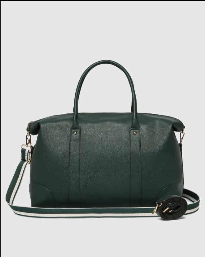 Louenhide Alexis Stripe Weekender Forest Green