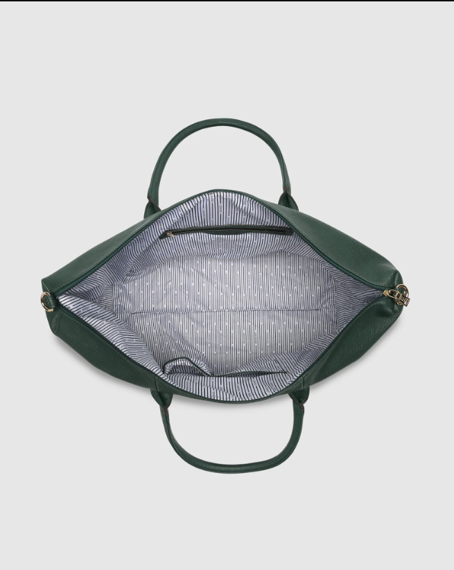 Louenhide Alexis Stripe Weekender Forest Green