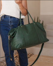 Louenhide Alexis Stripe Weekender Forest Green