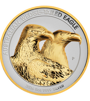 Australian Wedge-tailed Eagle 2026 5oz Silver Enhanced Reverse Proof Ultra High Relief Gilded Coin